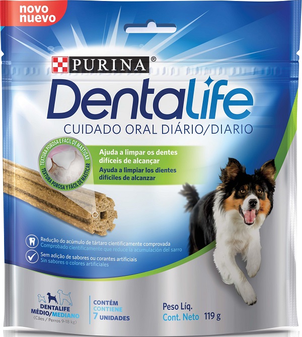 PETISCO NESTLÉ PURINA DENTALIFE P/ CÃES RAÇAS MÉDIAS 119 G (C-7)