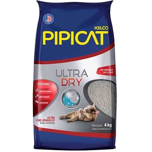 PIPICAT GRANULADO SANITARIO ULTRA DRY 4 KG