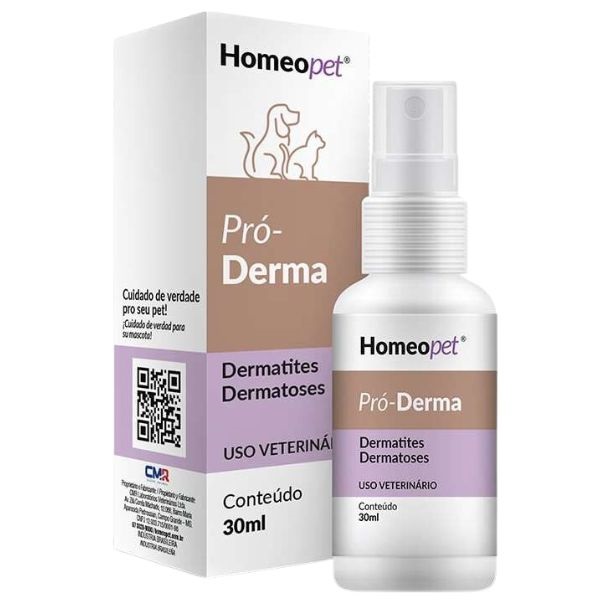 HOMEO PET PRÓ-DERMA 30 ML - SISTEMA DE TERAPIA REAL H