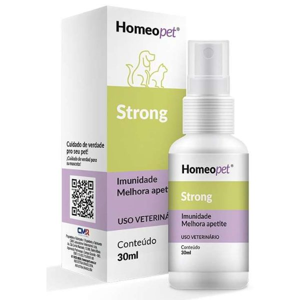 HOMEO PET STRONG 30 ML - SISTEMA DE TERAPIA REAL H