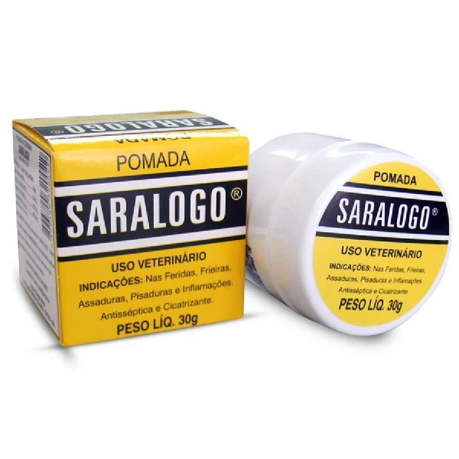 POMADA ANTISSÉPTICA CICATRIZANTE SARALOGO 30 G