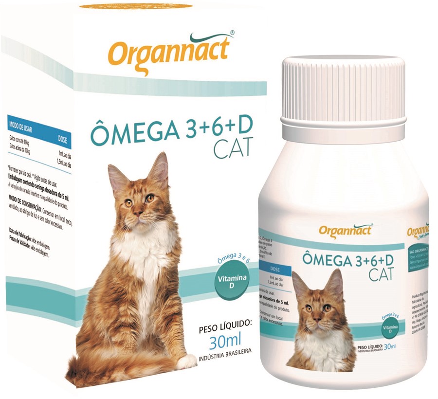 ORGANNACT SUPLEMENTO OMEGA CAT 3+6+D 30 ML