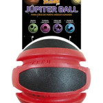 BOLA JUPITER MEGA VERMELHA E PRETA (13CM DIAMETRO)