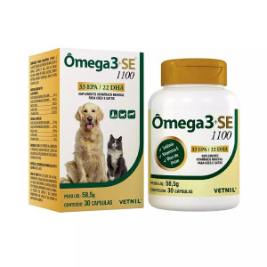 SUPLEMENTO VETNIL OMEGA 3+SE 1100 MG 30 CAPSULAS