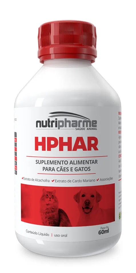 SUPLEMENTO NUTRIPHARME HPHAR SUSPENSÃO CÃES E GATOS 60 ML