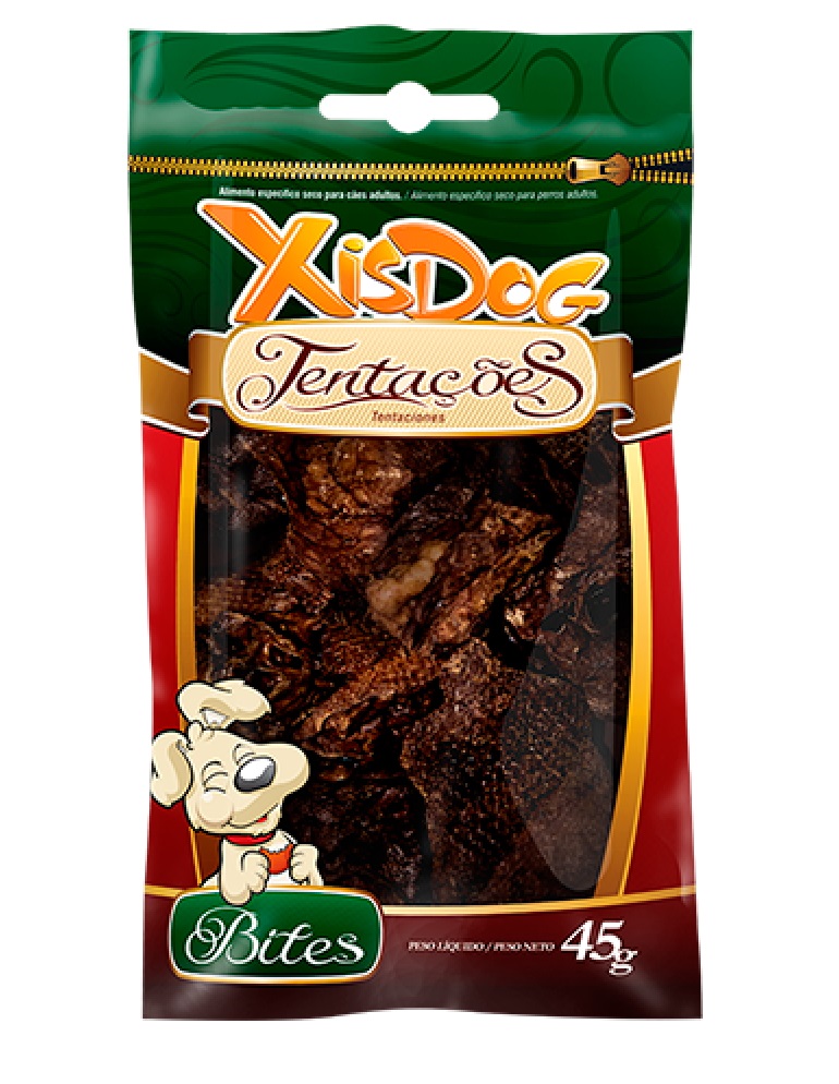 PETISCO XISDOG TENTAÇÕES BITES 45 G