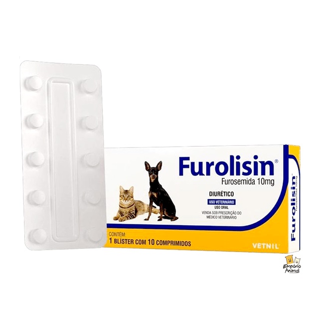 FUROLISIN 10MG CARTELA INDIVIDUAL C/ 10 COMPRIMIDOS BLISTER (C-12)