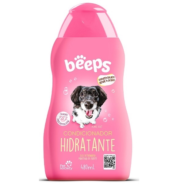 CONDICIONADOR BEEPS HIDRATANTE CHEIRINHO DE MARSHMALLOW E MANTEIGA DE KARITÉ 480 ML