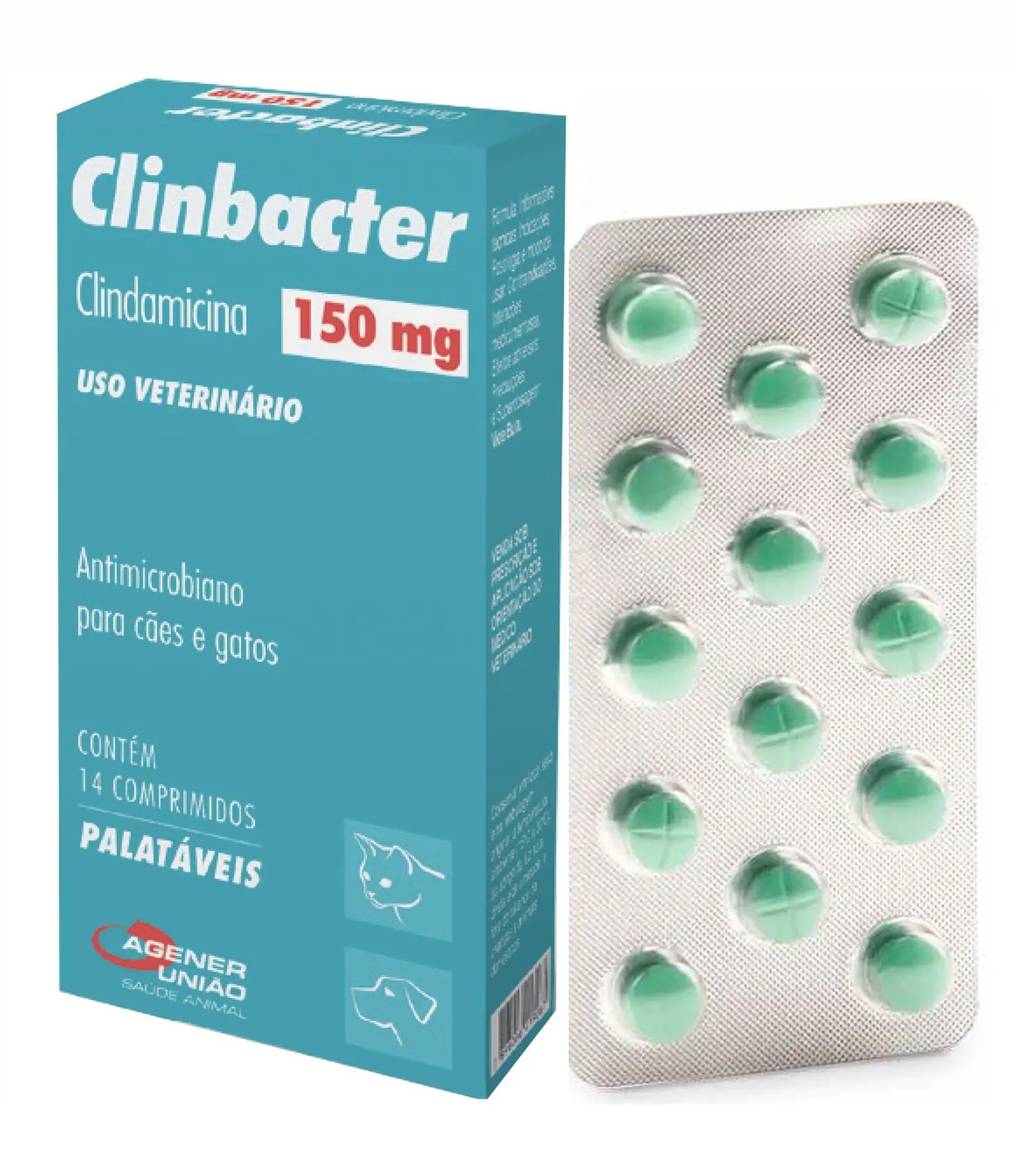 AGENER ANTIMICROBIANO CLINBACTER 150 MG C/ 14 COMPRIMIDOS