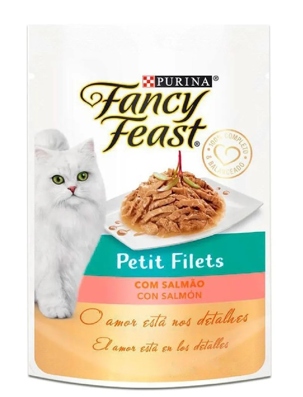 RAÇAO ÚMIDA P/ GATOS FANCY FEAST PETIT FILET SALMAO 85G