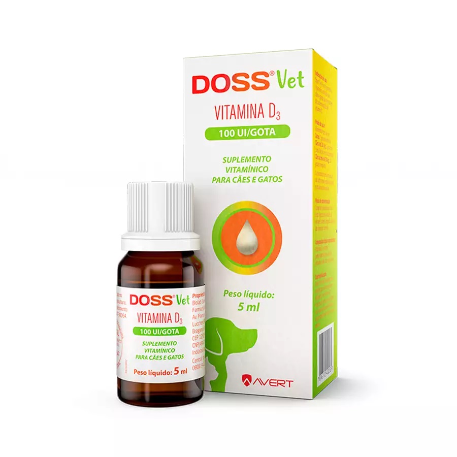 SUPLEMENTO AVERT DOSS VET CÃES E GATOS 5 ML