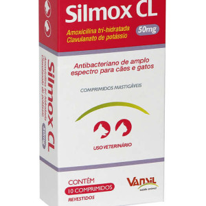 ANTIBACTERIANO VANSIL SILMOX CL 50 MG C/ 10 COMPRIMIDOS