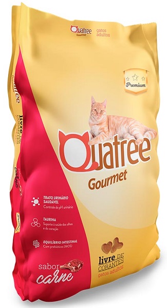 QUATREE GOURMET GATOS ADULTOS CARNE 1KG