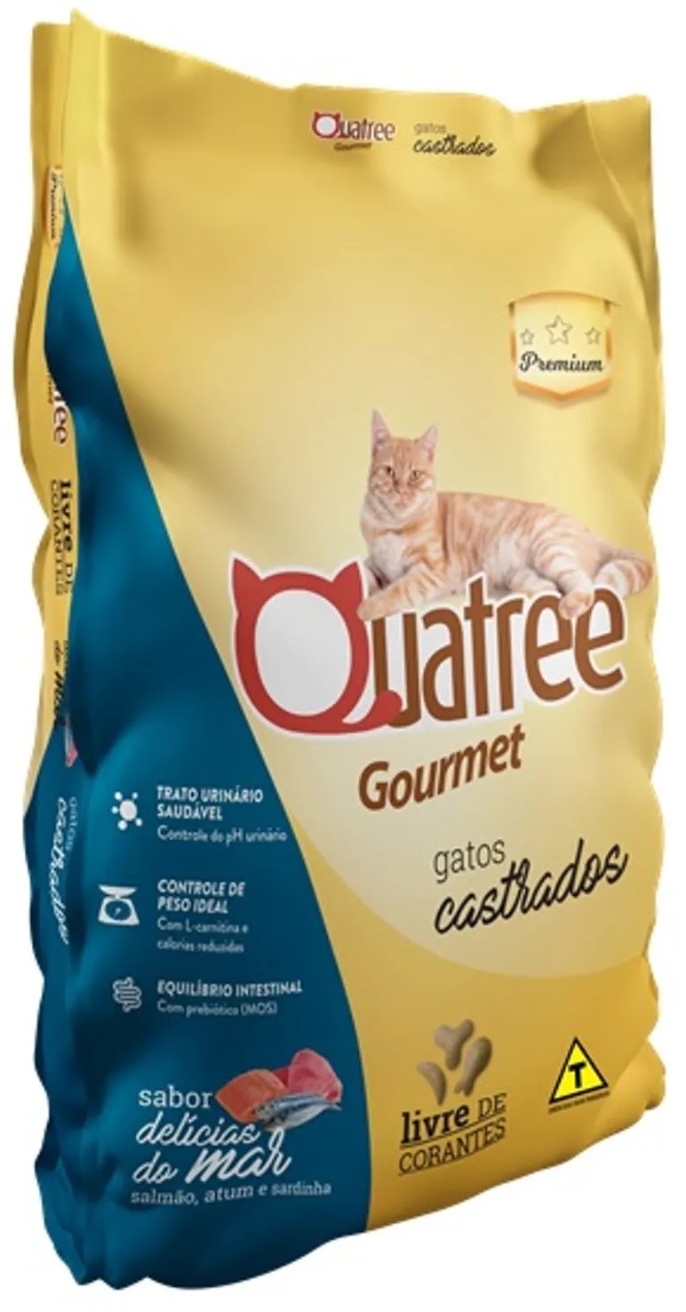 QUATREE GOURMET GATOS CASTRADOS DELICIAS DO MAR 1KG