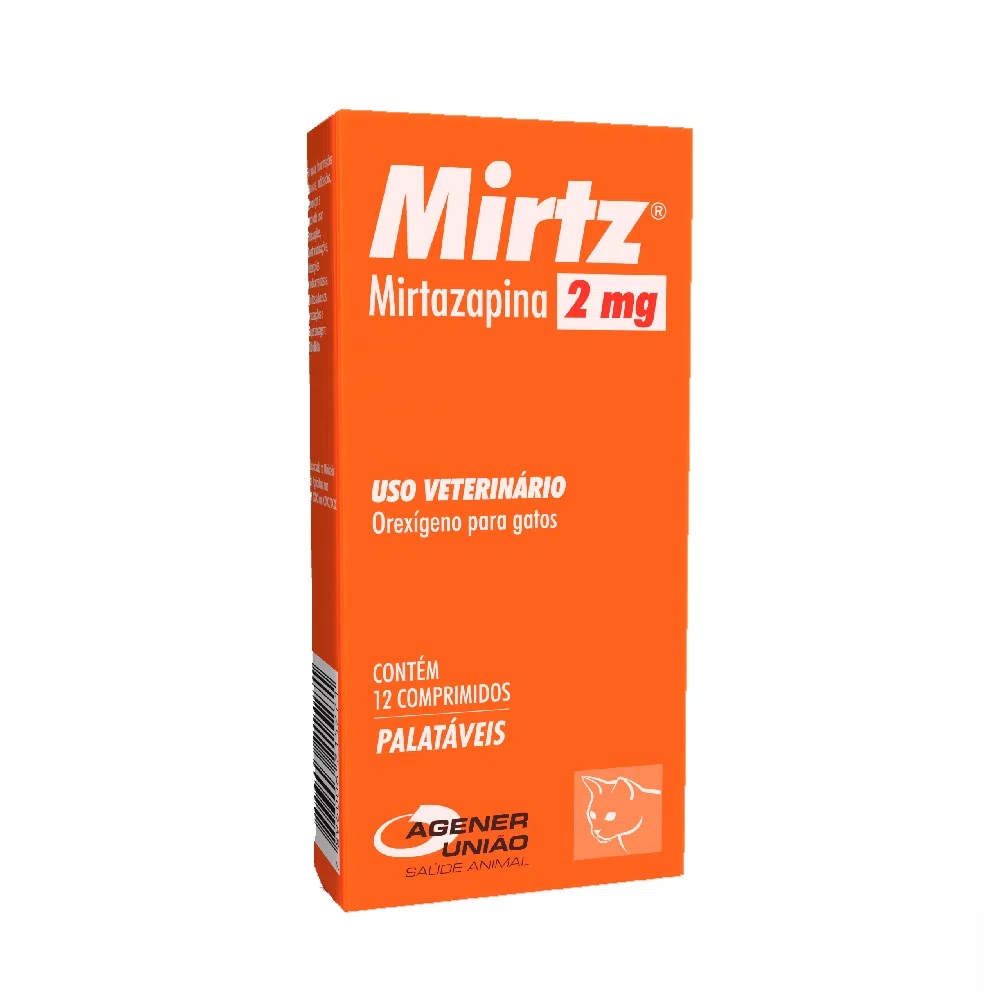 AGENER MIRTZ MIRTAZAPINA 12 COMPRIMIDOS 2 MG