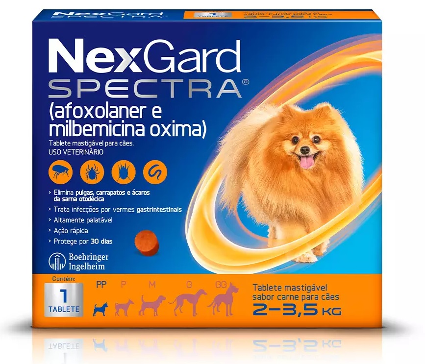 NEXGARD SPECTRA 1 TABLETE 2 A 3,5 KG