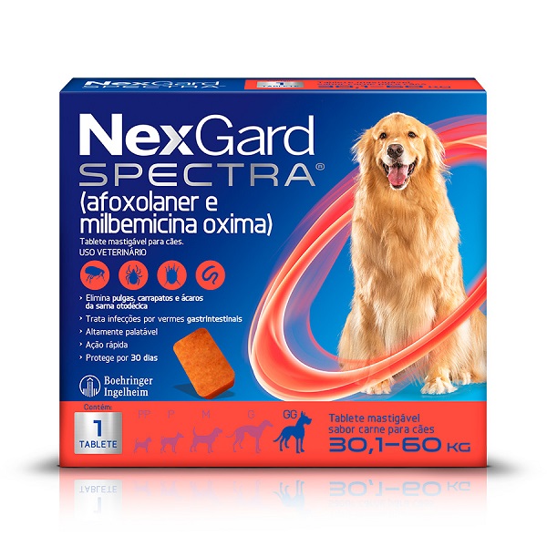 NEXGARD SPECTRA 1 TABLETE 30,1 A 60 KG