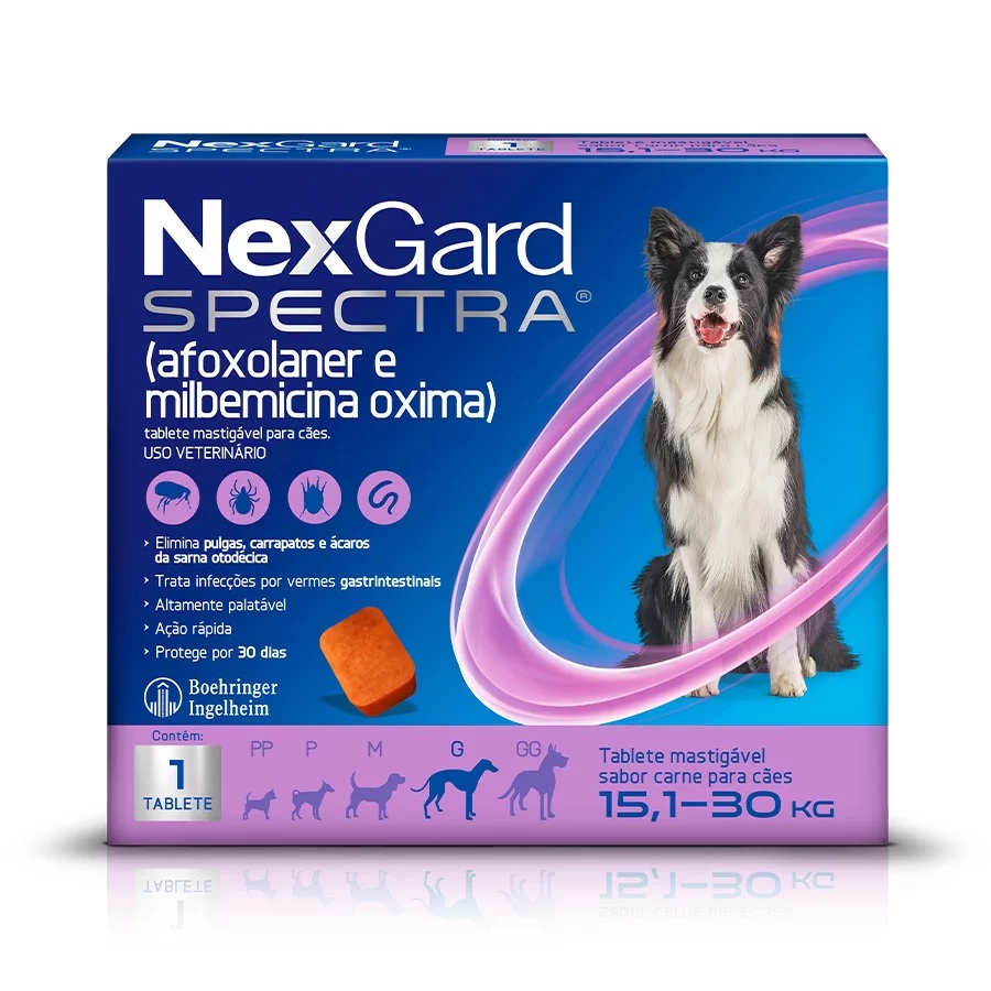 NEXGARD SPECTRA 1 TABLETE 15,1 A 30 KG