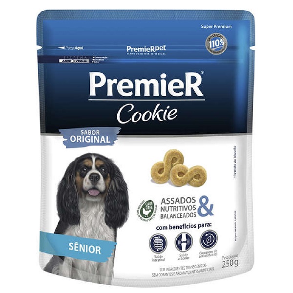 COOKIE PREMIER CAES ADULTOS SENIOR 250G