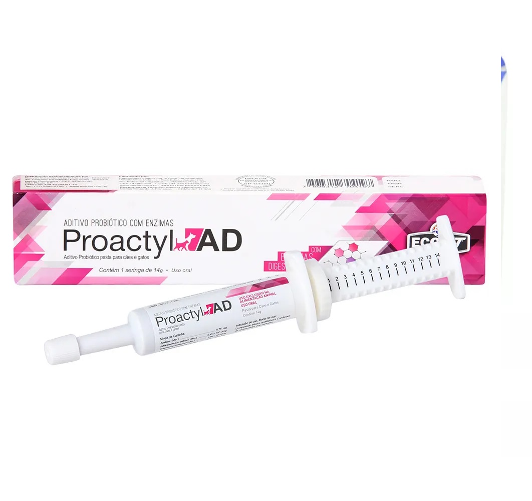 PROBIOTICO PROACTYL AD CÃES E GATOS 14G