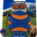 BOLA ULTRA SQUEAKER APITO TAM-M CHUCKIT (6CM DIAMETRO)