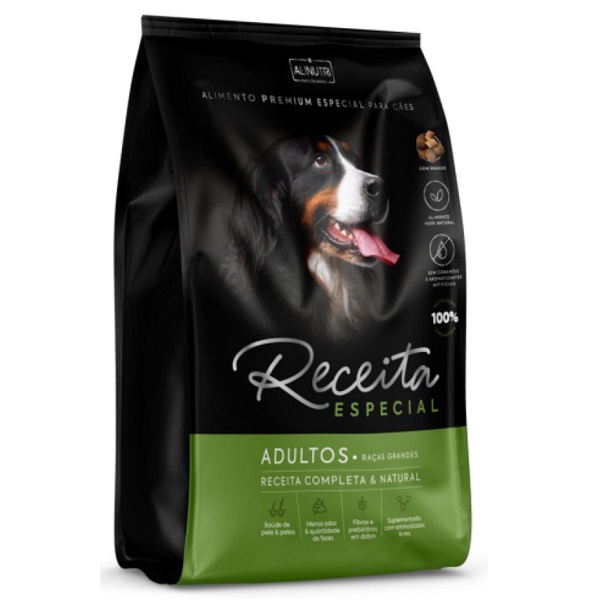 RECEITA ESPECIAL PREMIUM ESPECIAL ADULTOS RAÇAS GRANDES 15KG