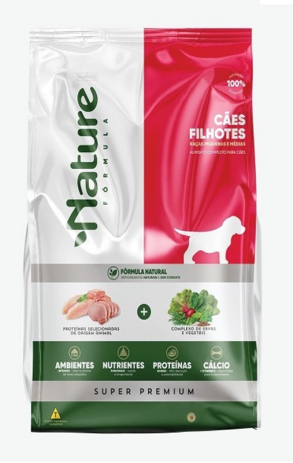 ALINUTRI NATURE FORMULA PRO CAES FILHOTES RAÇAS PEQUENAS E MEDIAS 1 KG