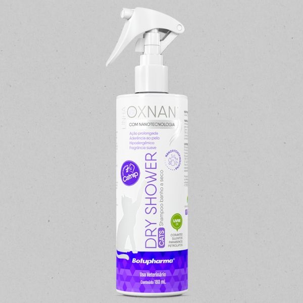 SHAMPOO OXNAN DRY SHOWER CAT 180 ML BOTUPHARMA