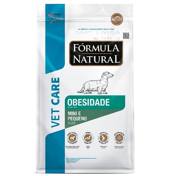 FORMULA NATURAL VET CARE CAES OBESIDADE MINI E PEQUENO 10,1KG