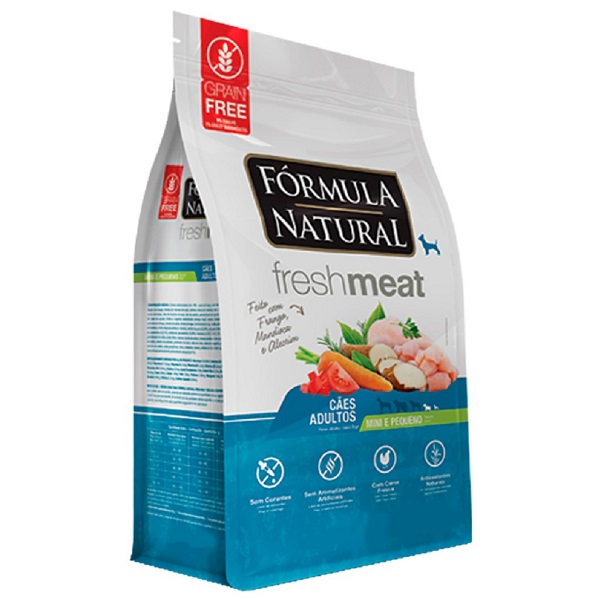 FORMULA NATURAL FRESHMEAT CAES ADULTOS MINI/PQ 2,5KG