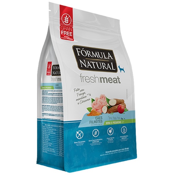 FORMULA NATURAL FRESHMEAT CAES FILHOTES MINI/PQ 2,5KG