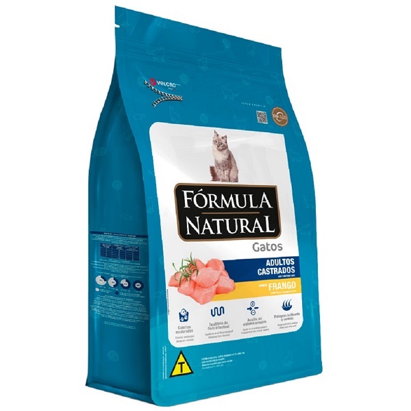 FORMULA NATURAL GATOS ADULTOS CASTRADOS FRANGO 7KG