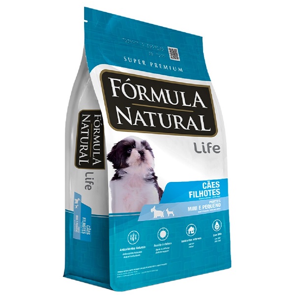 FORMULA NATURAL LIFE CAES FILHOTES PORTE MINI/PEQ 2,5KG