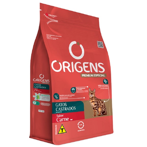 ORIGENS GATOS CASTRADOS CARNE 3KG