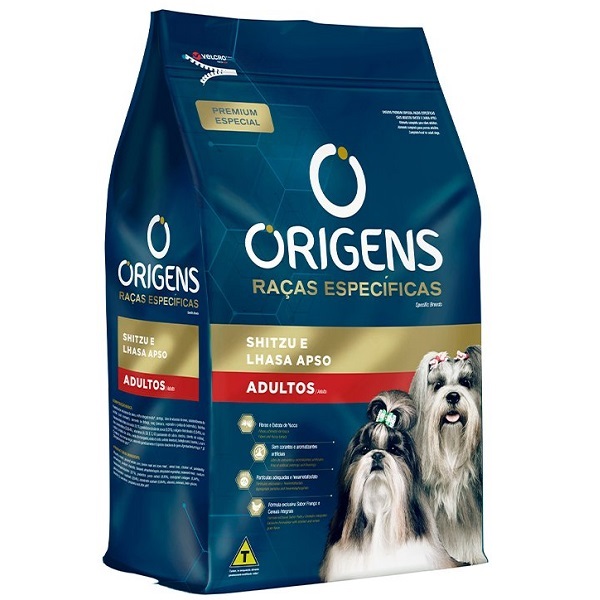 ORIGENS CÃES ADULTOS SHIH TZU E LHASA APSO 1KG