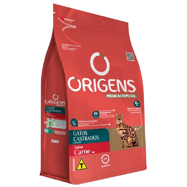 ORIGENS GATOS CASTRADOS CARNE 10,1KG