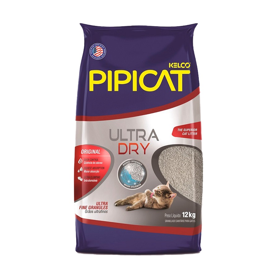 PIPICAT GRANULADO SANITARIO ULTRA DRY 12KG